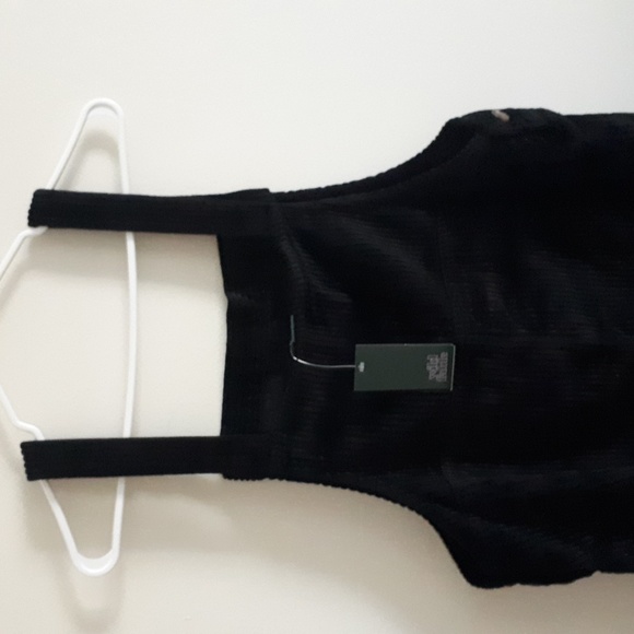 Wild Fable Black Corduroy Dress Overalls/New - Picture 6 of 10